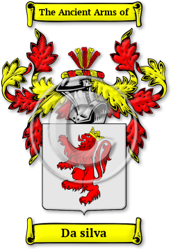 Da silva Family Crest Download (jpg) Legacy Series - 150 DPI